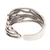 Sterling silver wrap ring, 'Perseverant Flutter' - High-Polished Wing-Shaped Sterling Silver Wrap Ring