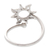 Sterling silver wrap ring, 'Immortal Sun' - High-Polished Sun-Themed Sterling Silver Wrap Ring