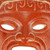Ceramic mask, 'Ancestor of Majesty' - Folk Art Brown Ceramic Mask Handcrafted in Mexico