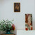 Decoupage wood plaque, 'Angel and Child' - Decoupage on Pinewood Antique Wall Plaque of Angel and Child