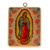 Decoupage wood plaque, 'Our Lady of the Roses' - Our Lady of Guadalupe-Themed Decoupage on Wood Wall Plaque