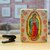 Decoupage wood plaque, 'Our Lady of the Roses' - Our Lady of Guadalupe-Themed Decoupage on Wood Wall Plaque