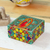 Decoupage wood decorative box, 'Our Lady of Guadalupe' - Our Lady of Guadalupe Decoupage on Pinewood Decorative Box