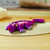 Escultura de alebrije de cerámica. - Escultura De Iguana Morada De Alebrije De Cerámica Pintada A Mano