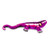 Escultura de alebrije de cerámica. - Escultura De Iguana Morada De Alebrije De Cerámica Pintada A Mano