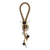 Braided door knob hanger, 'Sacred Charms' - Braided Glass Beaded Door Knob Hanger with Ribbon