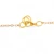Gold-plated papier mache pendant bracelet, 'Little Miracle' - Gold-Plated Bracelet with Papier Mache Sacred Heart Pendant
