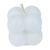 Wax candle, 'Quiet Bubbles' - Minimalist Bubble-Shaped White Wax Candle from Mexico