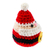 Crocheted decorative accent, 'Cute Santa' - Santa-Themed Crocheted Amigurumi Christmas Decorative Accent