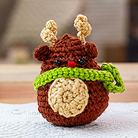 Crocheted decorative accent, Cute Deer