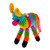 Adorno de ganchillo - Colorido Adorno Navideño De Ganchillo Con Temática De Piñata De Burro