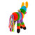 Adorno de ganchillo - Colorido Adorno Navideño De Ganchillo Con Temática De Piñata De Burro