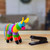 Adorno de ganchillo - Colorido Adorno Navideño De Ganchillo Con Temática De Piñata De Burro