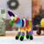 Crocheted ornament, 'Burro Piñata' - Crocheted Holiday Ornament with Donkey Piñata Motif