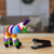 Crocheted ornament, 'Burro Piñata' - Crocheted Holiday Ornament with Donkey Piñata Motif