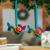 Wood alebrije ornaments, 'Whimsical Ocean' (pair) - Alebrije-Themed Hand-Painted Wood Seahorse Ornament Pair