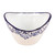 Talavera Ceramic Condiment Bowl, (Medium) - Tazón de condimento de cerámica de marfil y cerámica de tamaño mediano