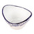 Talavera Ceramic Condiment Bowl, (Medium) - Tazón de condimento de cerámica de marfil y cerámica de tamaño mediano