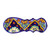 Ceramic spoon rest, 'Hidalgo Fiesta' - Handcrafted Hacienda-Inspired Talavera Ceramic Spoon Rest