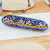 Plato de cerámica - Plato de cerámica azul y amarillo de estilo Talavera de primavera