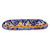 Plato de cerámica - Plato de cerámica azul y amarillo de estilo Talavera de primavera