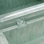 Decoupage jewelry box, 'Catrina Illusion' - Handmade Pinewood Jewelry Box with Catrina-Themed Decoupage