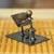 Recycled metal figurine, 'Architect at Work' - Recycled Metal Figurine of Architect Working on Plans