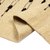Zapotec wool rug, 'Beige Majesty' (2x3) - Zapotec-Inspired Vanilla and Black Fringed Wool Rug (2x3)