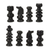 Onyx and marble chess set, 'Classic' - Onyx and Marble Chess Set