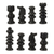 Marble chess set, 'Check in Gray' - Handcrafted Mexican Marble Chess Set Game (image 2g) thumbail