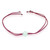Art glass pendant bracelet, 'Sparkling Me' - Handcrafted Art Glass Pendant Bracelet with Faux Suede Cord
