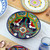 Cuenco de cerámica para servir - Tazón De Cerámica De Cerámica De Estilo Talavera Artesanal