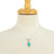Turquoise pendant necklace, 'Serene Realm' - High-Polished Natural Turquoise Pendant Necklace from Mexico