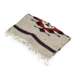 Zapotec wool table mat, 'Diamond of Heritage' - Artisan-Made Zapotec Diamond-Patterned 100% Wool Table Mat