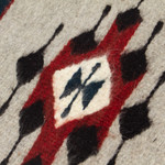 Zapotec wool table mat, 'Diamond of Heritage' - Artisan-Made Zapotec Diamond-Patterned 100% Wool Table Mat