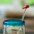 Handblown recycled glass drink stirrers, 'Chili Pepper Cheers' (pair) - Pair of Handblown Recycled Glass Chili Pepper Drink Stirrers