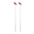 Handblown recycled glass drink stirrers, 'Chili Pepper Cheers' (pair) - Pair of Handblown Recycled Glass Chili Pepper Drink Stirrers