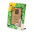 Stained glass photo frame, 'Green Memories' (5x7) - Floral Green Stained Glass Photo Frame from Mexico (5x7)