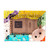 Stained glass photo frame, 'Axolotl Remembrance' (4x6) - Green and Yellow Stained Glass Axolotl Photo Frame (4x6)