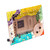 Stained glass photo frame, 'Axolotl Remembrance' (4x6) - Green and Yellow Stained Glass Axolotl Photo Frame (4x6)