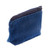Embroidered cotton coin purse, 'Bloom of Autumn' - Blue and Ginger Floral Embroidered 100% Cotton Coin Purse