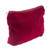 Embroidered cotton cosmetic bag, 'Spring Makeup' - Spring-Themed Embroidered Burgundy 100% Cotton Cosmetic Bag