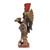 Ceramic sculpture, 'Eagle Knight' - Rustic Aztec Warrior-Themed Handcrafted Ceramic Sculpture