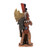 Ceramic sculpture, 'Eagle Knight' - Rustic Aztec Warrior-Themed Handcrafted Ceramic Sculpture