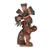 Ceramic sculpture, 'Offering to Tlaloc' - Offering to Aztec God Tlaloc-Themed Ceramic Sculpture