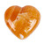 Onyx home accent, 'You Own my Heart' - Hand-Carved Brown Onyx Home Accent with Heart Design