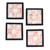 Onyx and marble coasters, 'Chess Harmony' (set of 4) - Chess Board-Themed Carved Onyx Marble Coasters (Set of 4)