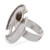 Labradorite wrap cocktail ring, 'Modern Textures' - Textured Modern Labradorite Silver Wrap Cocktail Ring