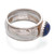 Lapis lazuli cocktail ring, 'Sophisticated Blue' - Modern Sterling Silver Cocktail Ring with Lapis Lazuli Stone