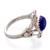 Lapis lazuli cocktail ring, 'Symphony in Blue' - Lapis Lazuli Silver Cocktail Ring with Openwork Accents